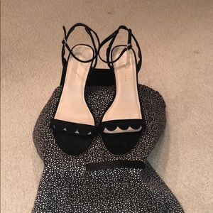 Black Suede Loeffler Randall Heels